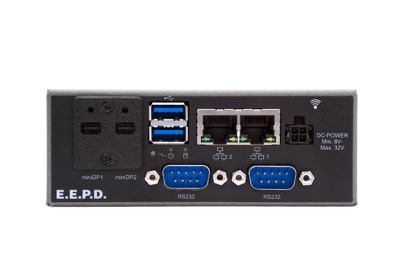 E.E.P.D. kündigt Embedded-NUC-BoxPC für kommerzielle IT-Anwendungen an
